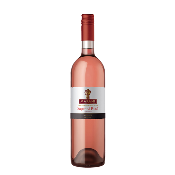 saperavi rosé suché víno z Gruzie