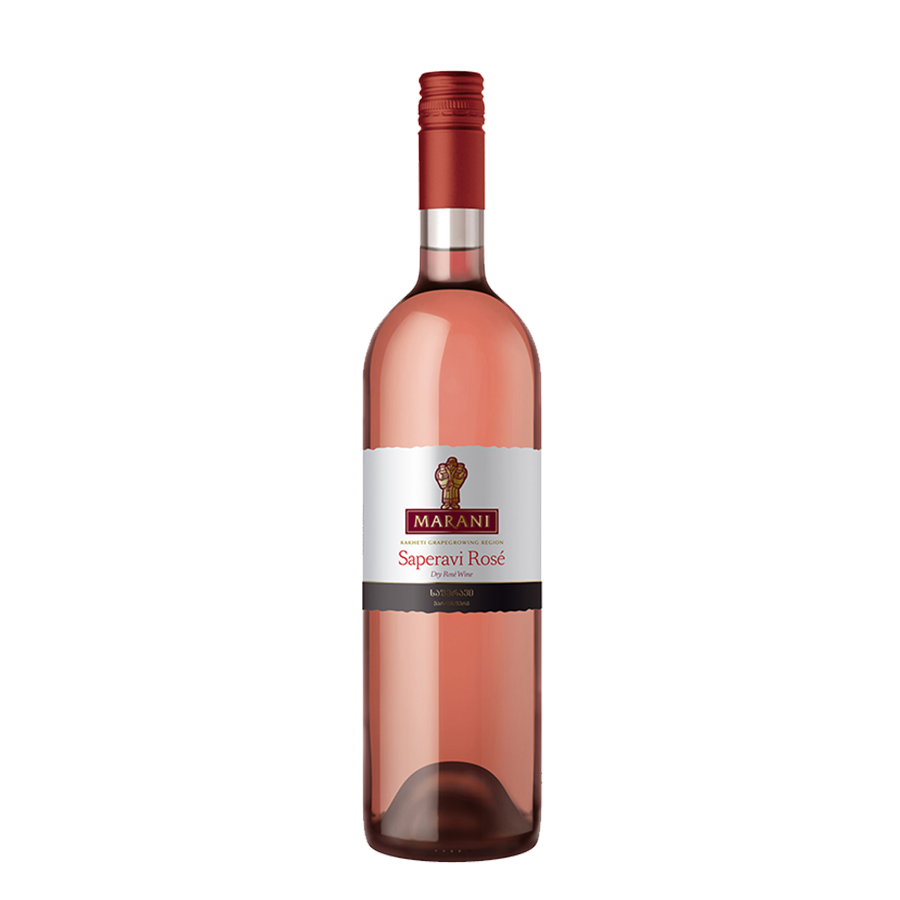 saperavi rosé suché víno z Gruzie