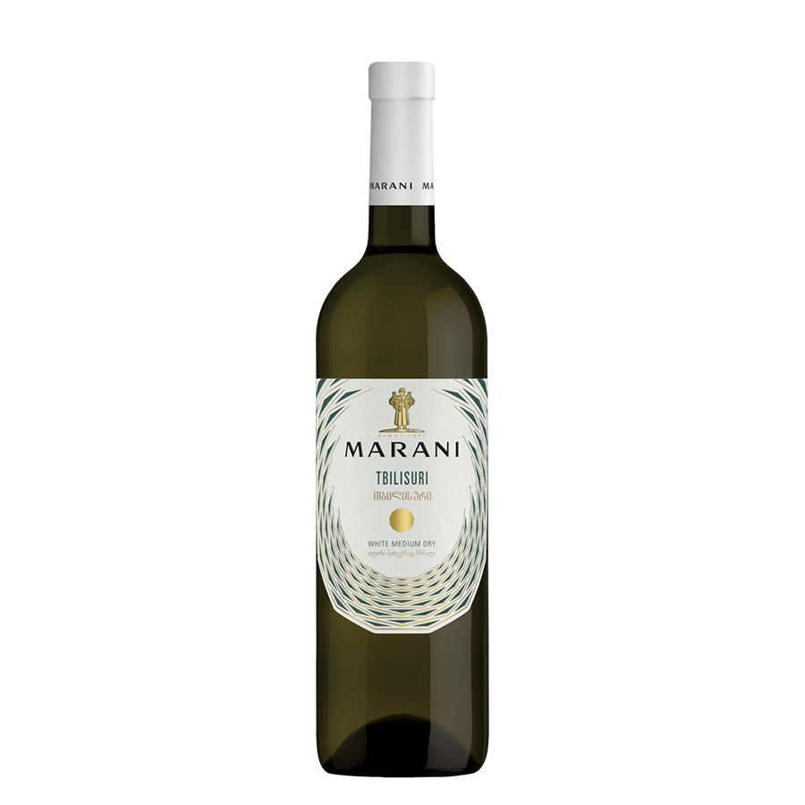 gruzínské víno Tbilisuri bílé polosuché Marani