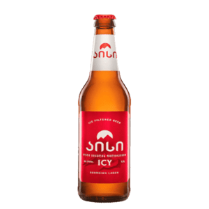 gruzínské pivo ICY