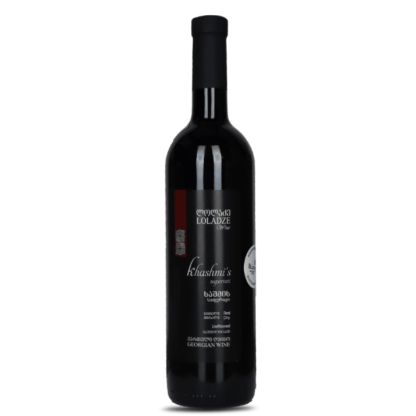 Loladze Khashmi Saperavi gruzínské naturální červené suché víno