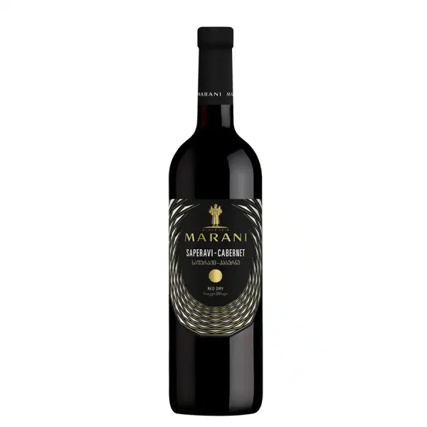 Marani Gruzínské Saperavi Cabernet červené suché víno z Kachetie