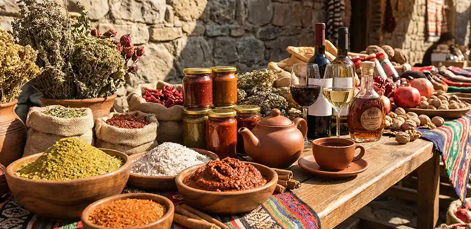 Gruzínské potraviny v Česku a na Slovensku